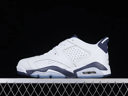All categories Air Jordan Jordan series basketball shoes Air Jordan 6 Air Jordan 6 Retro "Midnight Navy" AJ6 Joe 6 white and navy low-top basketball shoes CT8529-141